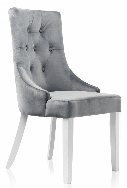 Деревянный стул Woodville Elegance white / grey