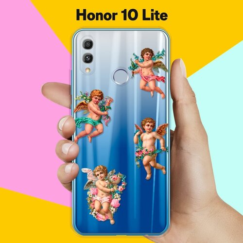 Силиконовый чехол Ангелочки на Honor 10 Lite чехол для смартфона honor 10 lite силиконовый противоударный с защитой камеры бампер для телефона хонор 10 лайт прозрачный бесцветный