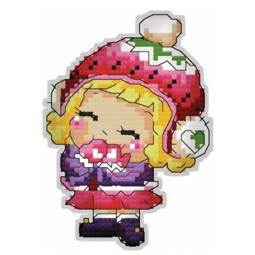 фото Набор для вышивания. брелок "девочка" белоснежка