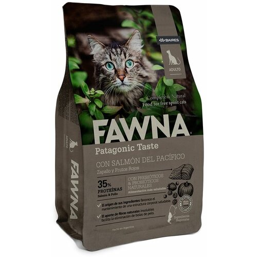 Fawna (Фавна) - Gato Adulto 3 Kg (Для взрослых кошек. Лосось, тыква, красные ягоды)