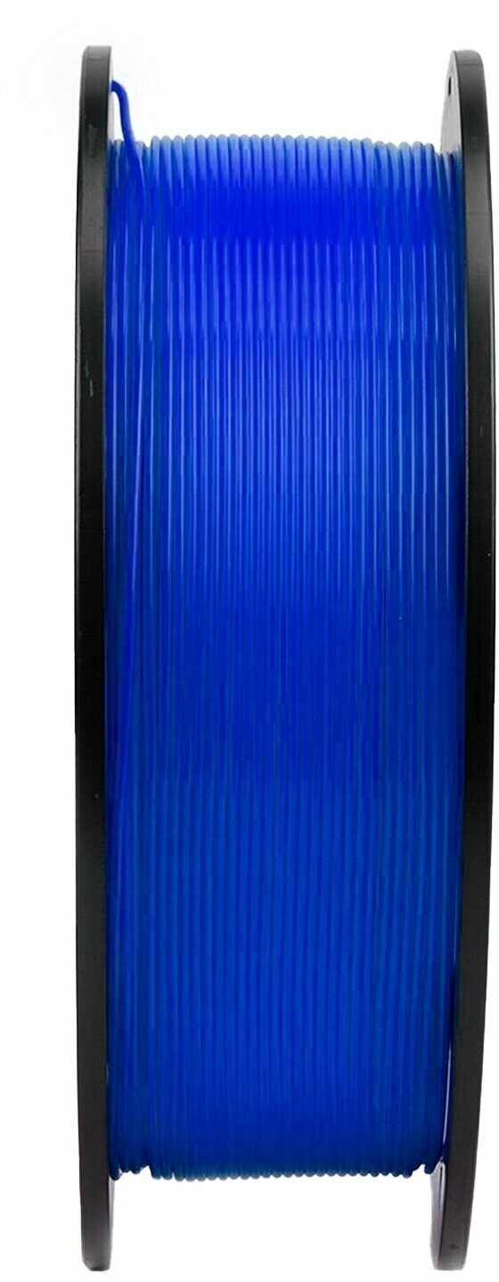 Пластик в катушке светящийся Funtasy (PLA LUMI,1.75 мм,1 кг), цвет Синий , для 3д принтера , картридж , леска , для творчества - фотография № 10