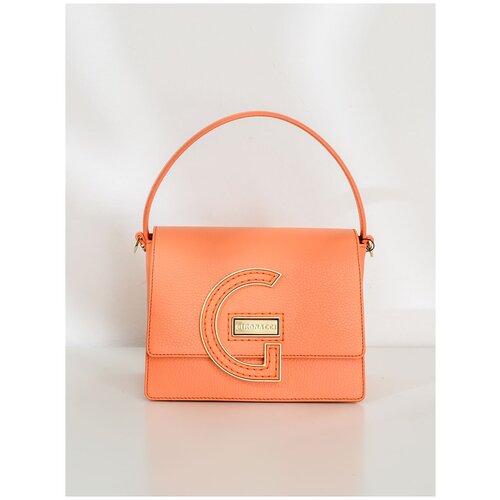 фото Сумка сэтчел gironacci, фактура зернистая, оранжевый