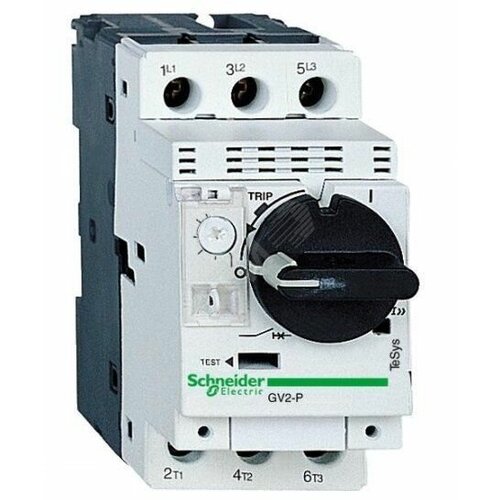 Автоматический выключатель Schneider Electric GV2P16 для защиты электродвигателей 9-14А GV2 управление ручкой