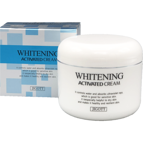 JIGOTT Whitening Activated Cream Крем для лица 100г отбеливающий крем для лица whitening activated cream 100г