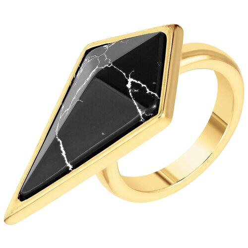 фото Element47 кольцо из серебра 925 пробы с говлитами r6285_ko_go_002_yg, размер 16.5