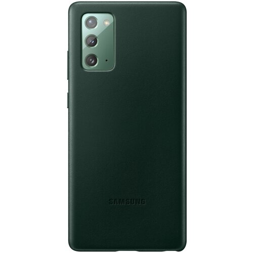чехол samsung leather cover для galaxy note 7 Чехол Samsung Leather Cover Galaxy Note 20 Зеленый