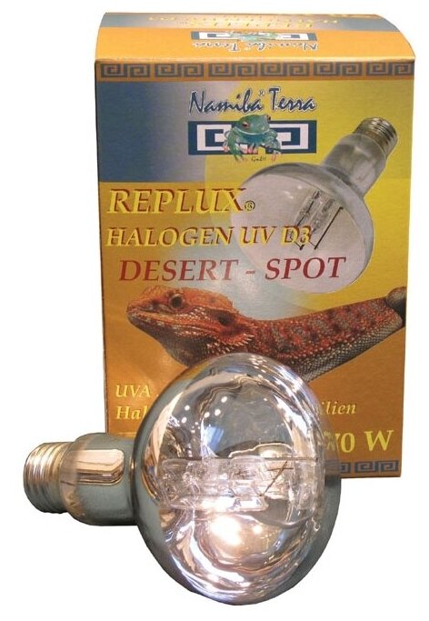 Лампа Namiba Terra УФ Replux UV D3 Desert Halogen Spot 70Вт