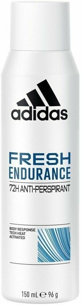 Дезодорант-антиперспирант Adidas Fresh Endurance 72H спрей, женский, 150 мл (Финляндия)