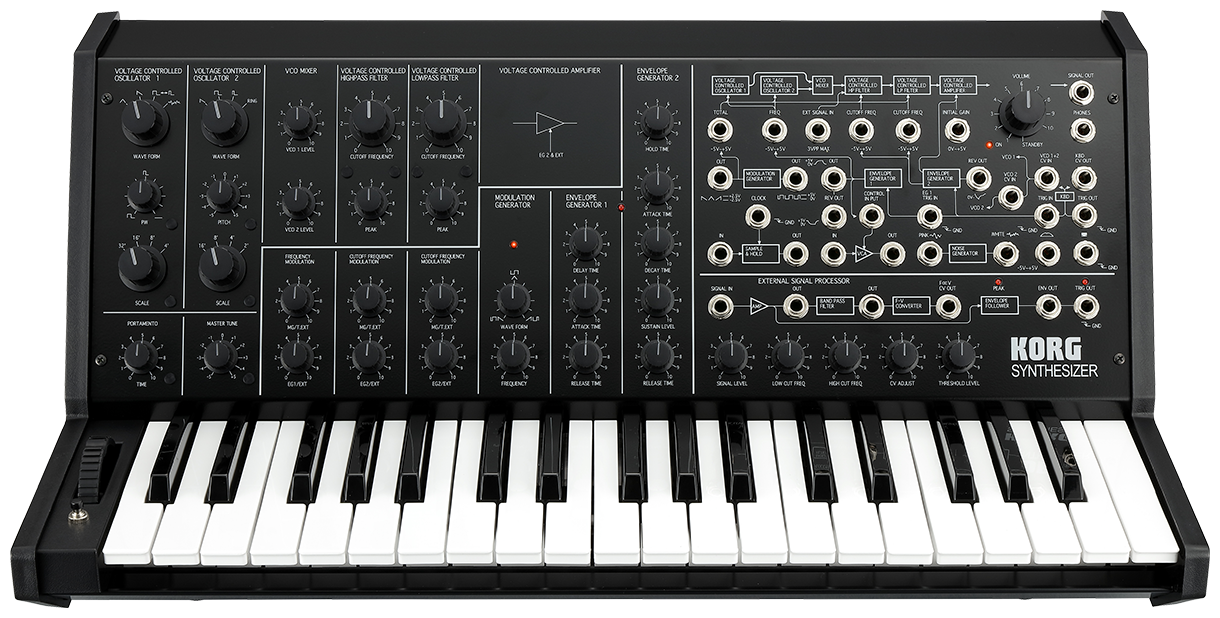 Синтезатор KORG MS-20 FS черный