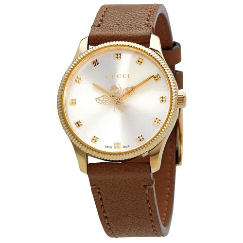 фото Наручные часы gucci наручные часы g-timeless ya1265022, коричневый