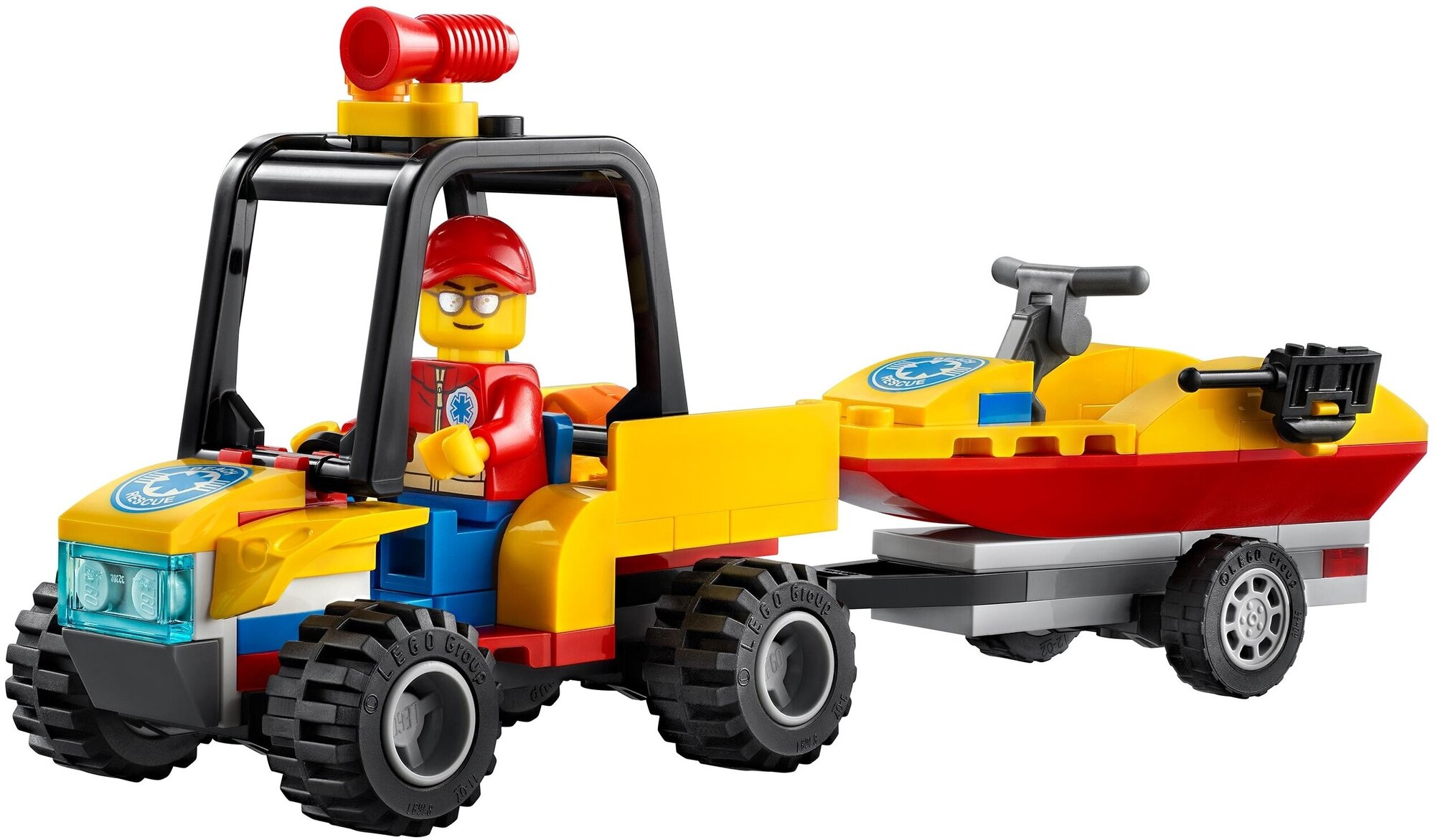 Конструктор LEGO City 60286 Пляжный спасательный вездеход - фото №19