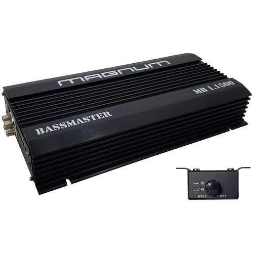 Автомобильный усилитель 1 канал 1500w MAGNUM BASSMASTER MB 1.1500