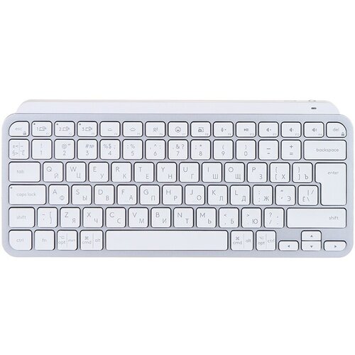 Клавиатура Logitech MX Keys Mini Minimalist Wireless Illuminated Keyboard Pale Grey 920-010502 клавиатура logitech mx mini illuminated graphite 920 010501