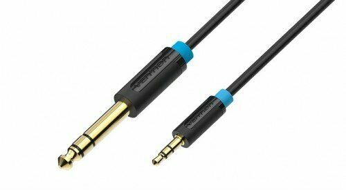 Аксессуар Vention 6.5mm Jack M - 3.5mm Jack M 2m BABBH