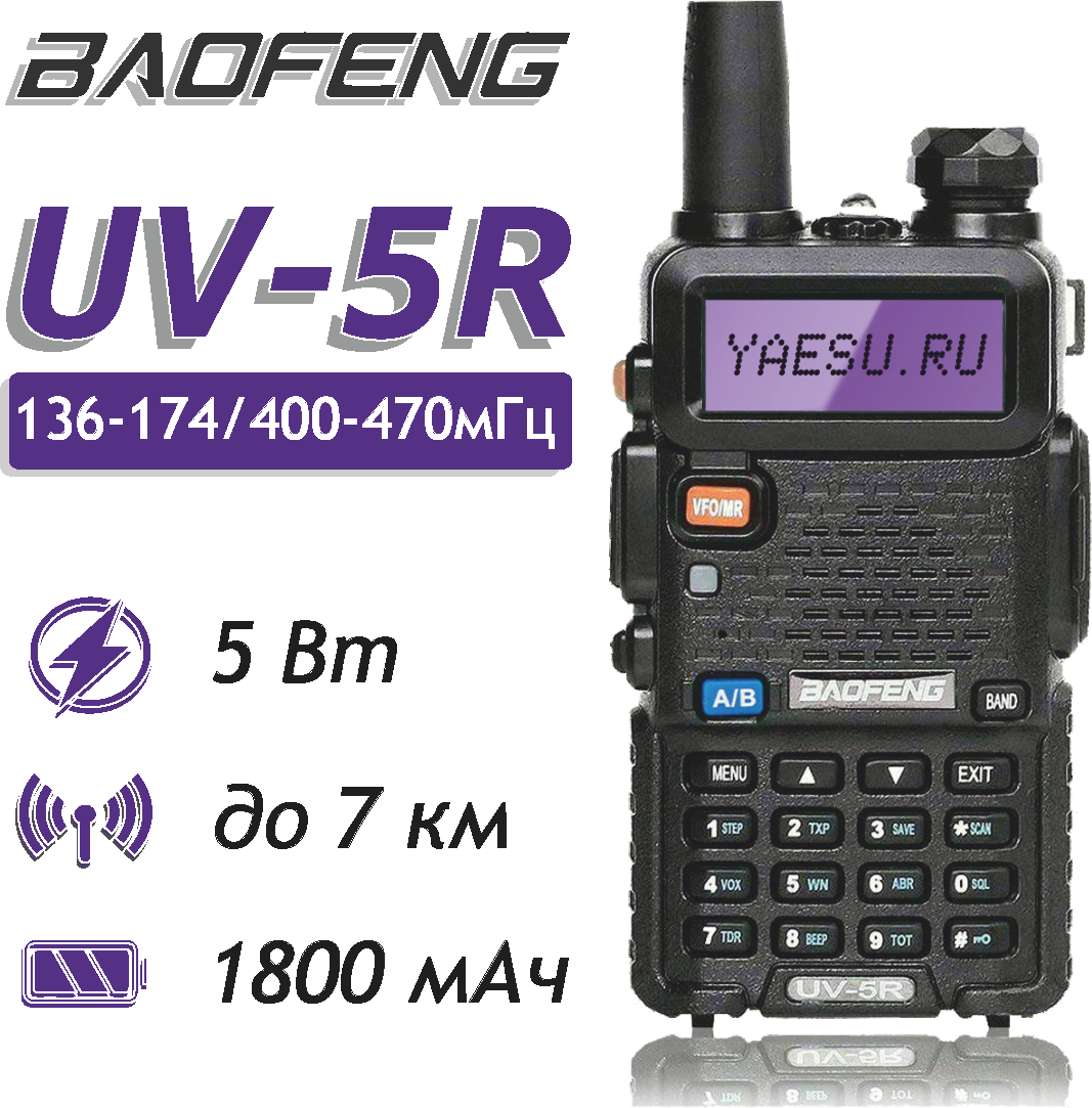 Рация Baofeng UV-5R