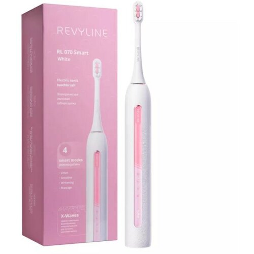 Электрическая звуковая зубная щётка Revyline RL 070 White 1156600₽
