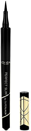 Суперлайнер для глаз Loreal Paris Perfect Slim насыщенный черный 1мл - фото №14