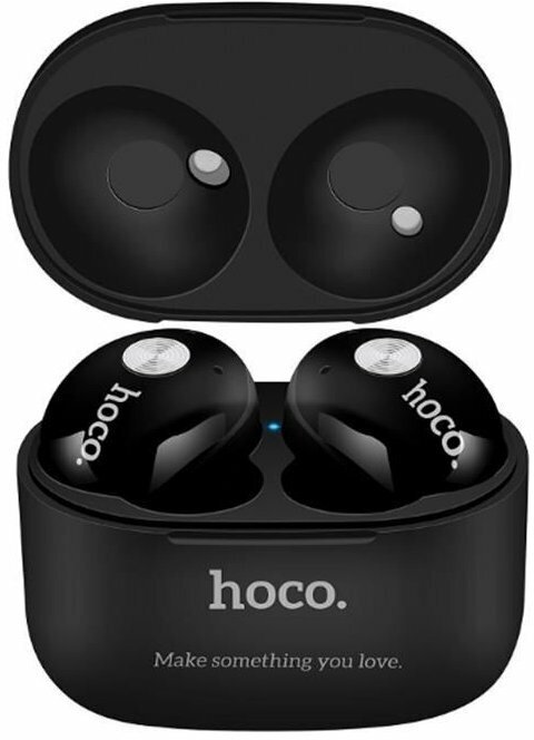 Наушники беспроводные Hoco ES10 (с боксом для зарядки) (Bluetooth) черный