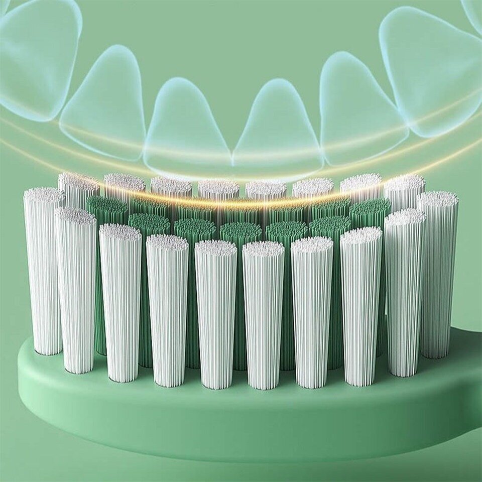 Xiaomi / Электрическая звуковая зубная щетка / Зубная щетка от кариеса / Электрическая зубная щетка профессиональная / Зеленый - фотография № 2