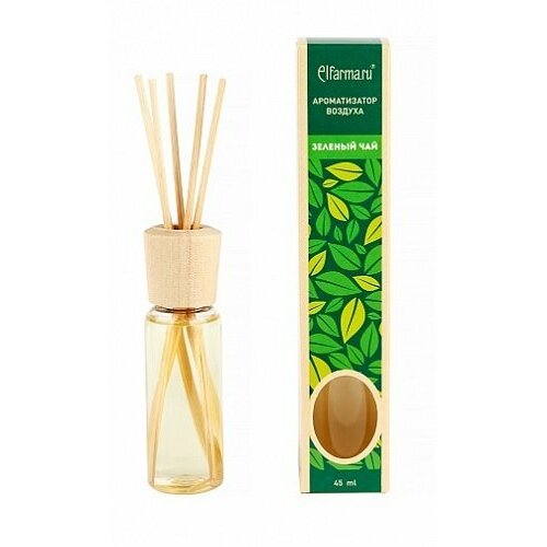 Ароматизатор воздуха тростниковый зелёный ЧАЙ Эльфарма 45 мл 690₽