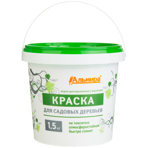 Краска для защиты садовых деревьев Альмира, 1,5 кг