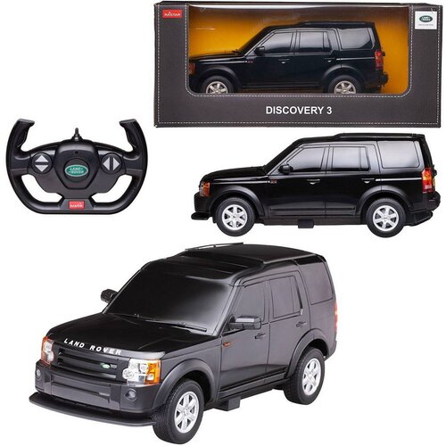 Машина р/у 1:14 Landrover LR3 / Discovery 3, цвет черный, свет, звук машина р у 1 14 landrover lr3 discovery 3 цвет черный