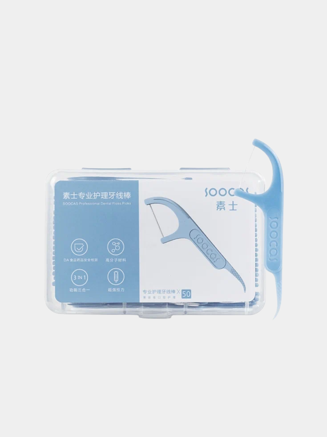 Зубная нить Soocas Floss Pick 50 штук