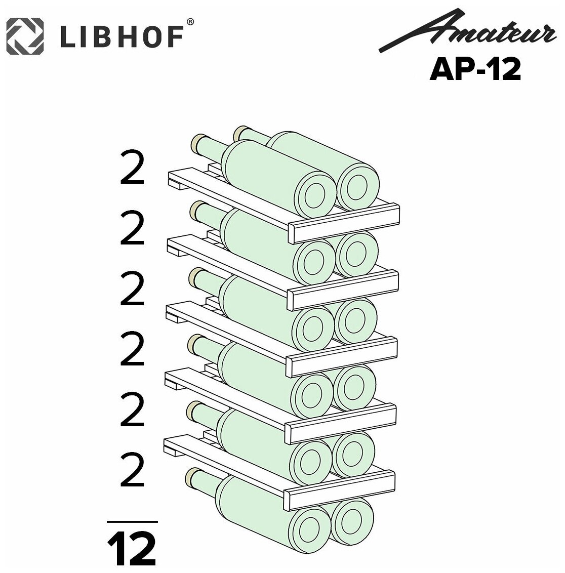 Винный шкаф Libhof AP-12 white - фотография № 14