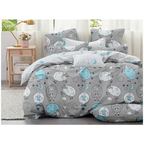 фото Детское постельное белье поплин im0660 1,5 спальное детские расцветки ivselena