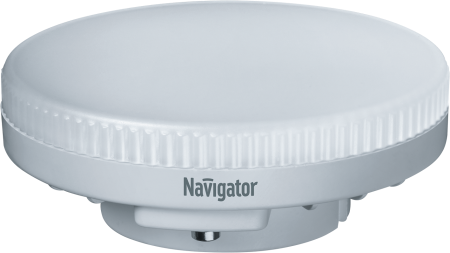 Лампа светодиодная Navigator 61 016, 10 Вт, таблетка GX53, теплого света 2700К, 1 шт.