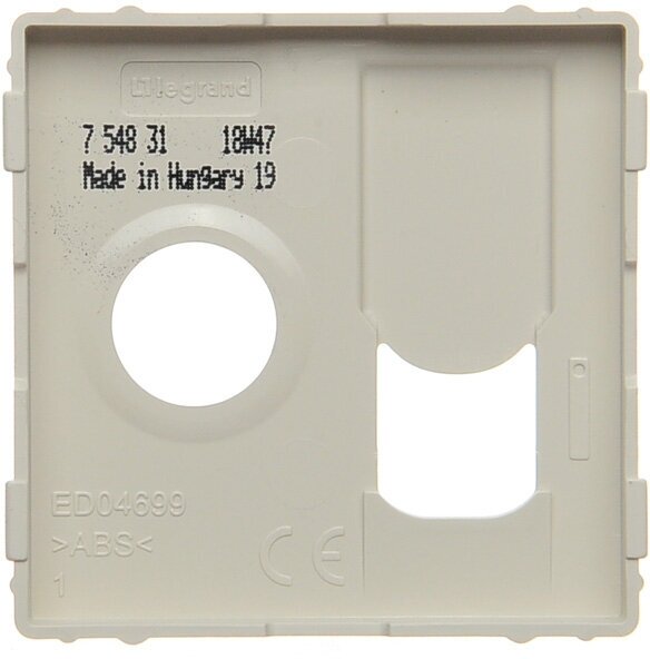Valena Life 754831 Крышка розетки комбинированной (RJ11/RJ45+TV, слоновая кость) Legrand - фото №3