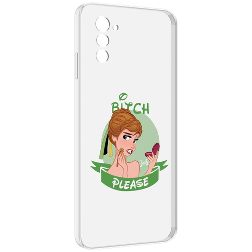 Чехол MyPads принцесса-Анна женский для UleFone Note 12 / Note 12P задняя-панель-накладка-бампер