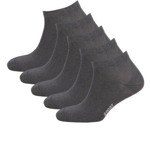 Носки STATUS, 5 пар, размер 27, серый носки 5 пар размер 27 серый