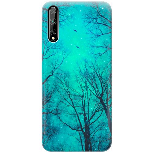 фото Re:pa накладка transparent для huawei y8p / honor 30i с принтом "голубое небо в ветках"