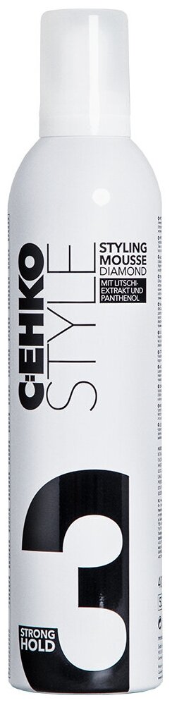 C:EHKO Diamond Style Styling Mousse [3] пена для укладки волос сильной фиксации, 400 мл, 290 г