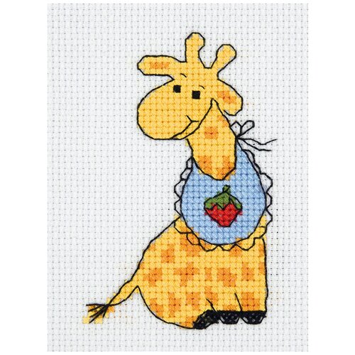 Klart Набор для вышивания Маленький жираф (8-304), 35.6 х 20.3 см