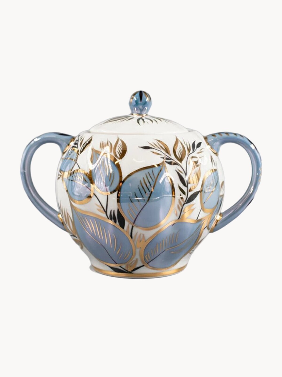 Сахарница "Лунный "форма Тюльпан, Императорский фарфоровый завод