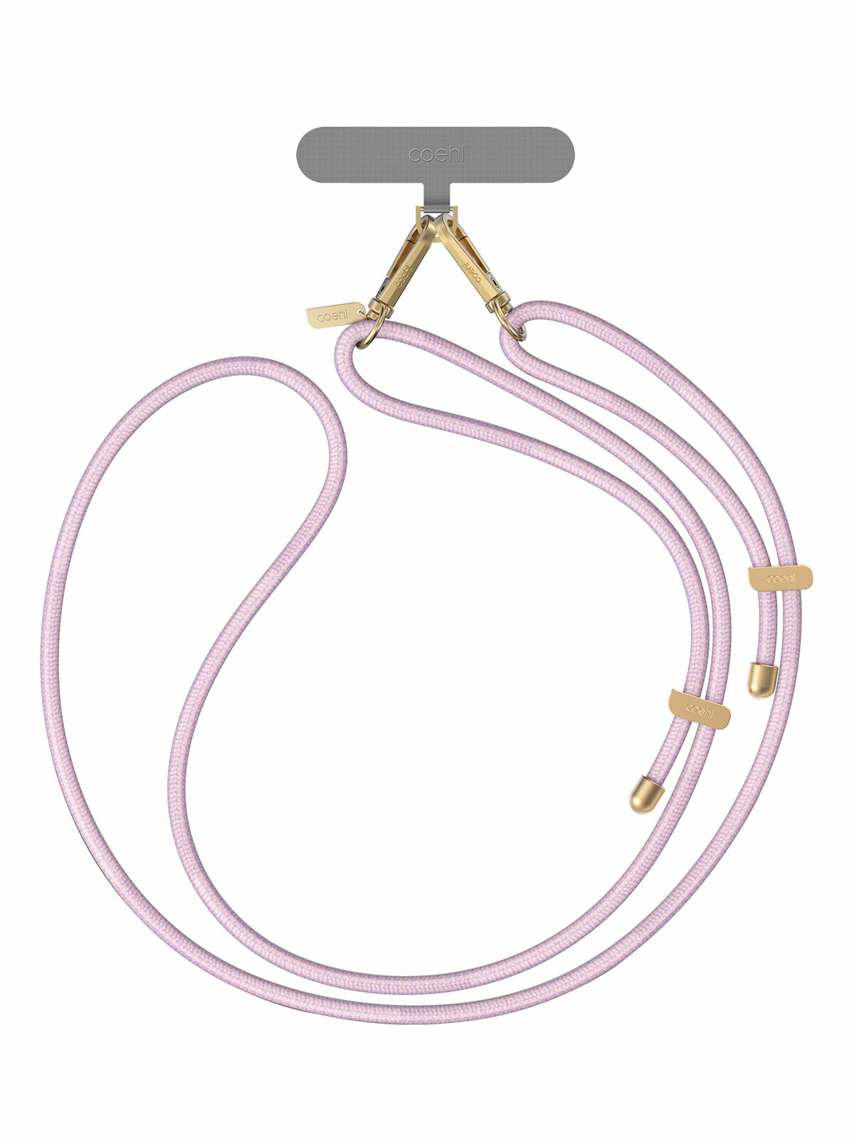 Uniq шнурок на шею COEHL Laurel Lanyard Misty Mauve