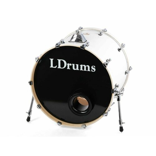 Бас-барабан 22 x 18, белый, LDrums 5001011-2218