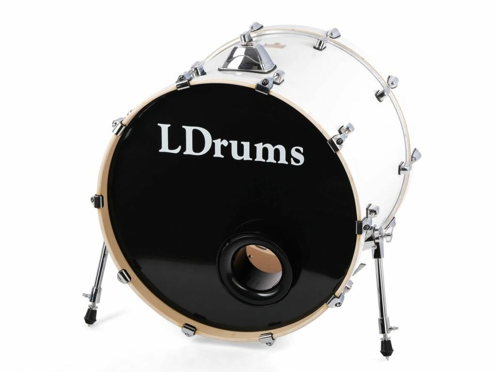 Бас-барабан 22" x 18", белый, LDrums 5001011-2218