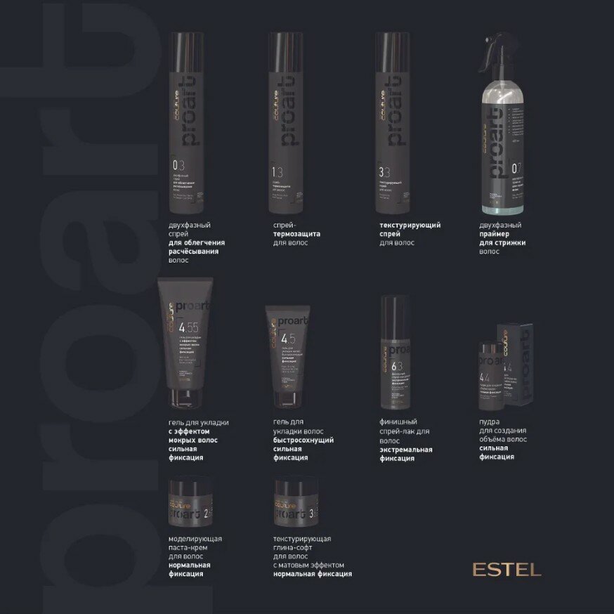 Estel Моделирующая паста-крем для волос нормальная фиксация 40 мл (Estel, ) - фото №7