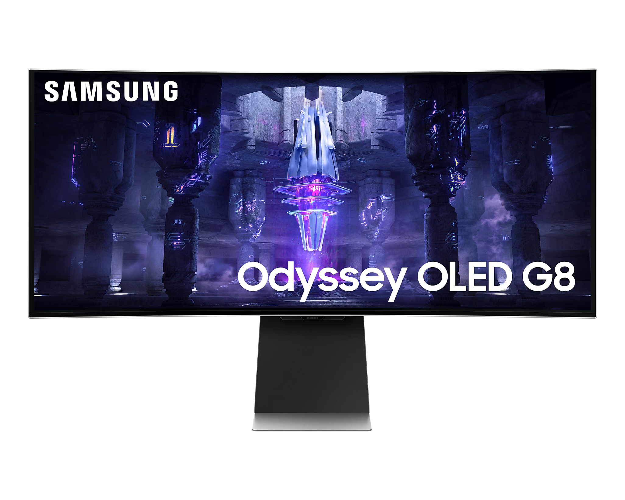 Монитор 34" Samsung Odyssey OLED G8 S34BG850SI, 3440х1440, 175 Гц, OLED, серебристый (ls34bg850sixci) - фото №11