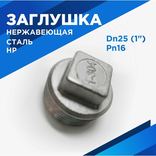 Заглушка Ду25 (1) НР нержавеющая сталь