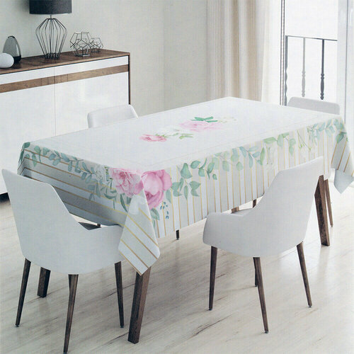 Скатерть из Италии на прямоугольный стол 140х180 и 140х240 см, Servalli / Скатерть 100% хлопок / Прямоугольная скатерть на стол