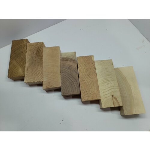 Набор деревянных брусков Большой торцевой для изготовления рукояти ножа, резьбы, моделизма.