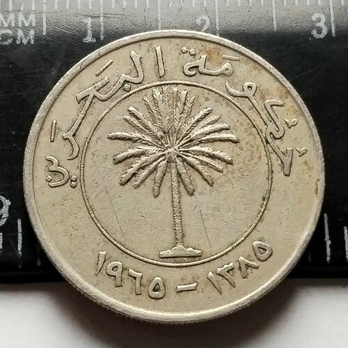 Бахрейн 100 филсов 1965. Пальма.