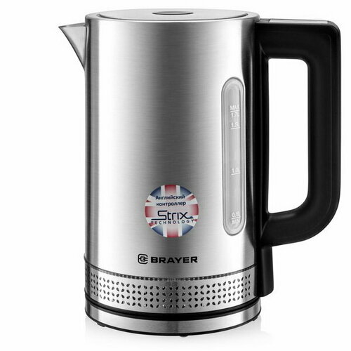 Чайник электрический BR1060 металл 17 л 2200 Вт автоотключение серебристый 690000₽
