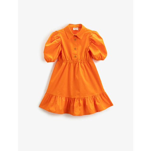 фото Платье koton, размер 11-12 лет, оранжевый