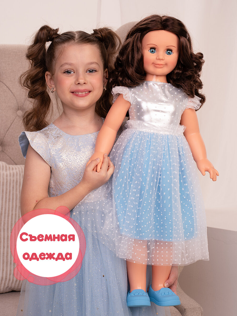 Милана праздничная 2 кукла пластмассовая озвученная 70 см Весна - фото №5