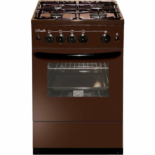 Газовая плита Лысьва ГП 400 М2С-2у коричневый со стеклянной крышкой 3045000₽